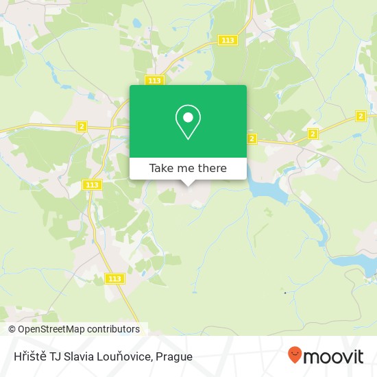 Hřiště TJ Slavia Louňovice map