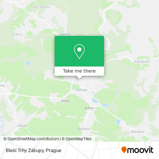Bleší Trhy Zákupy map