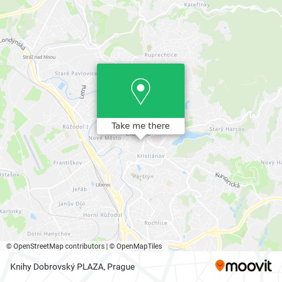 Knihy Dobrovský PLAZA map