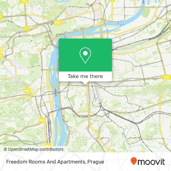 Freedom Rooms And Apartments map