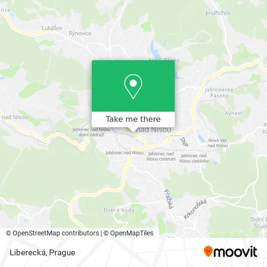 Карта Liberecká