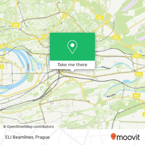 ELI Beamlines map