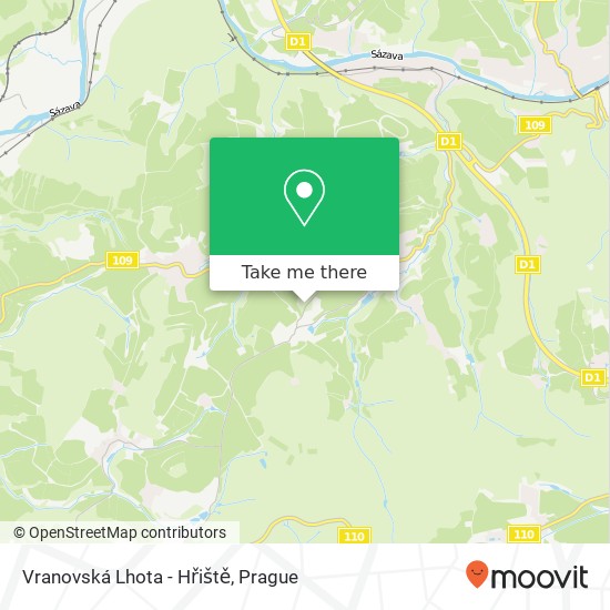 Vranovská Lhota - Hřiště map