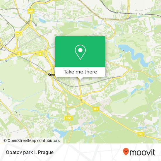 Opatov park I map