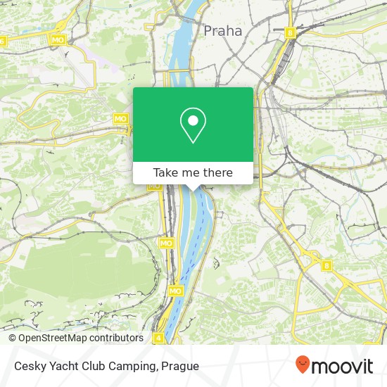 Карта Cesky Yacht Club Camping