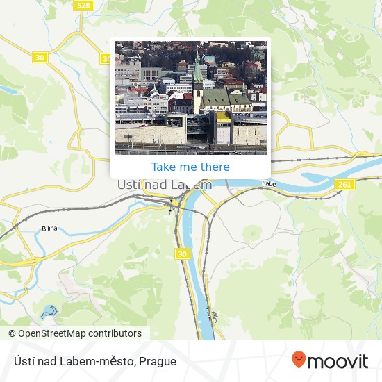 Ústí nad Labem-město map