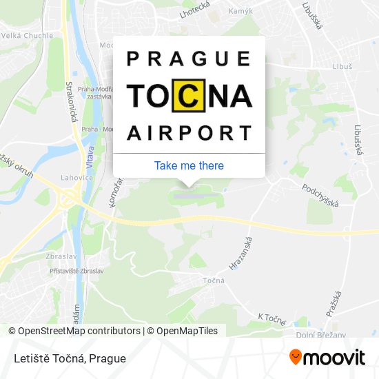 Карта Letiště Točná