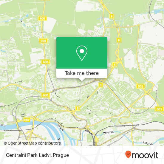 Карта Centralni Park Ladvi