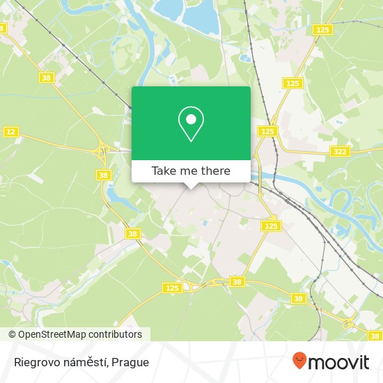 Riegrovo náměstí map