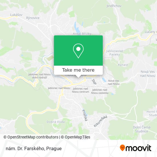 nám. Dr. Farského map