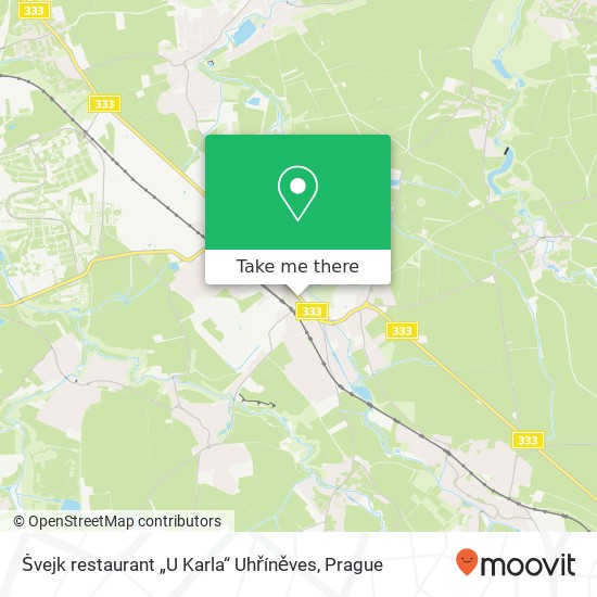 Švejk restaurant „U Karla“ Uhříněves map