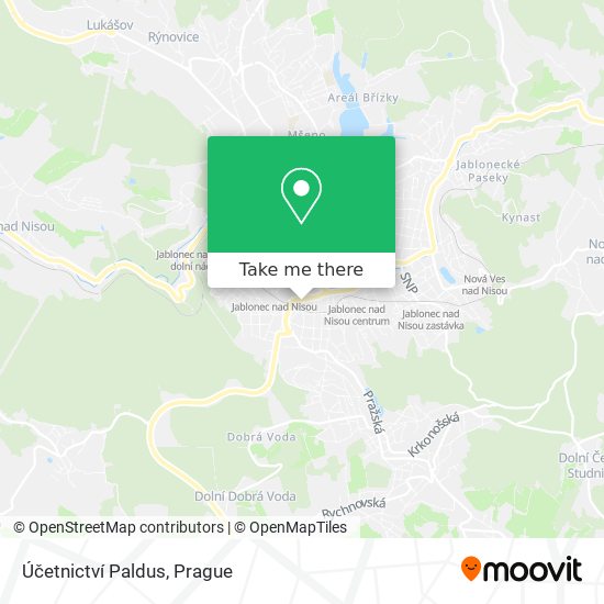 Účetnictví Paldus map