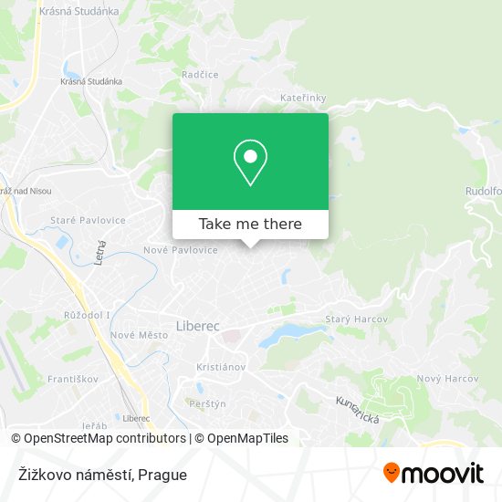 Žižkovo náměstí map