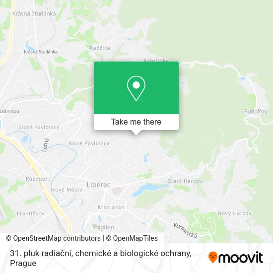 31. pluk radiační, chemické a biologické ochrany map