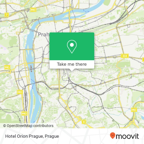 Карта Hotel Orion Prague