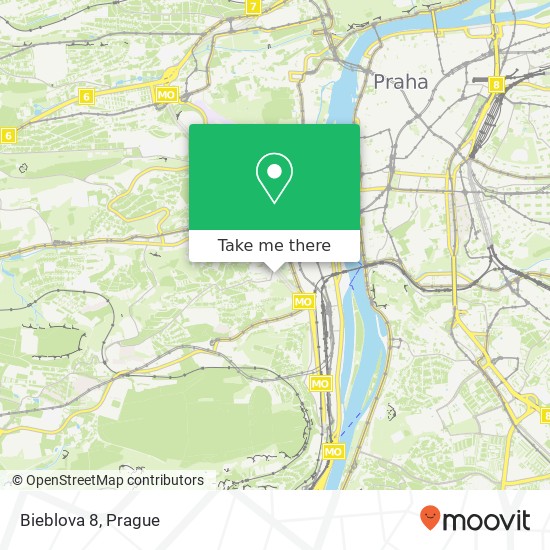 Bieblova 8 map