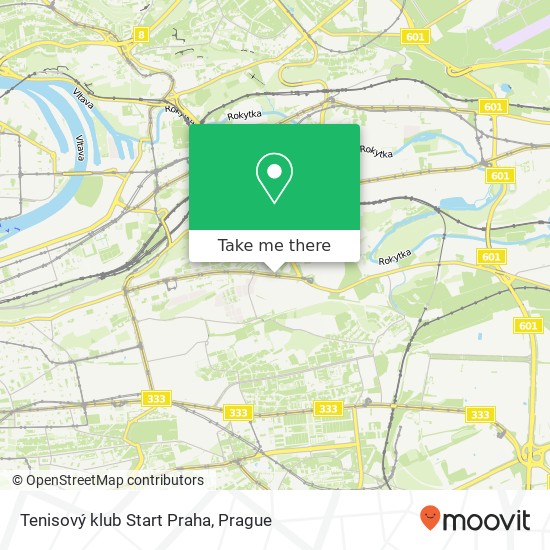 Tenisový klub Start Praha map