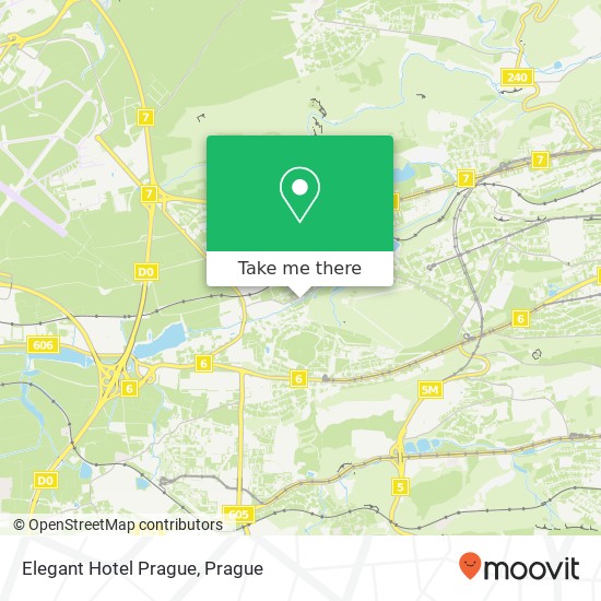 Elegant Hotel Prague map