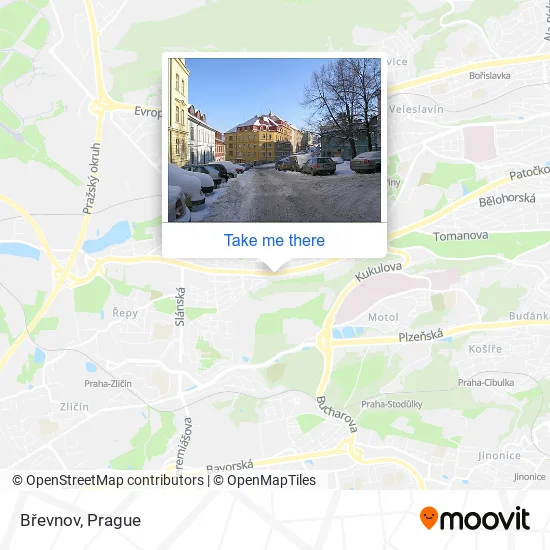 Карта Břevnov
