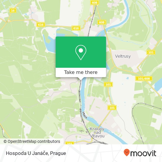 Hospoda U Janáče map