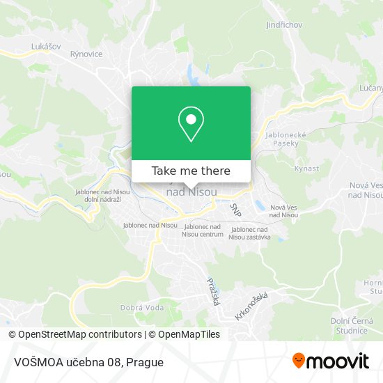 Карта VOŠMOA učebna 08