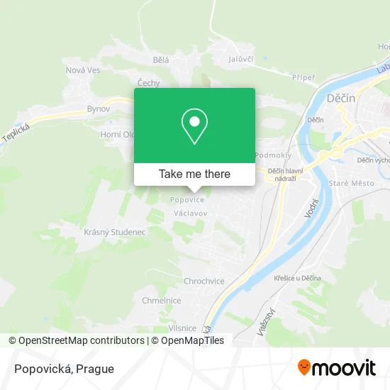 Карта Popovická