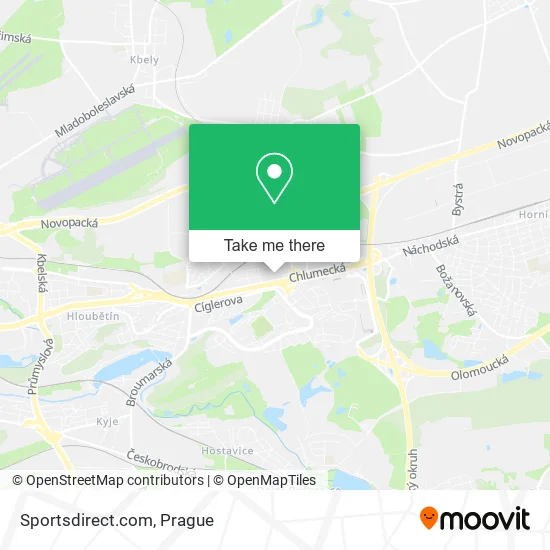Карта Sportsdirect.com
