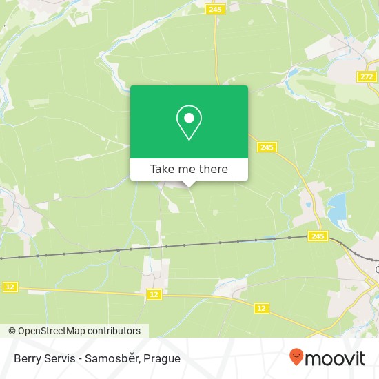 Berry Servis - Samosběr map