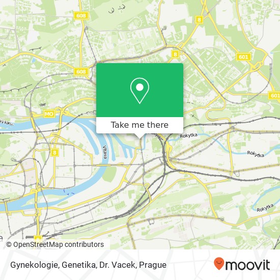 Gynekologie, Genetika, Dr. Vacek map