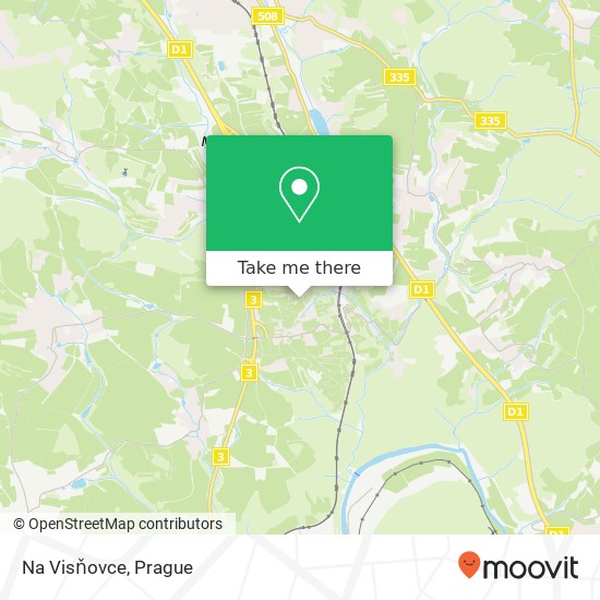 Карта Na Visňovce