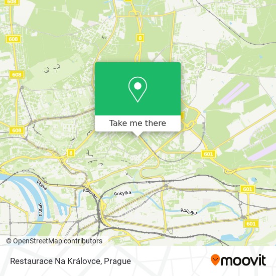 Restaurace Na Královce map