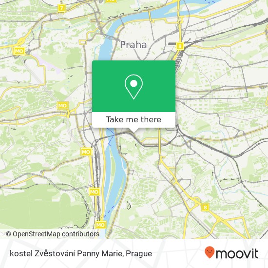 kostel Zvěstování Panny Marie map