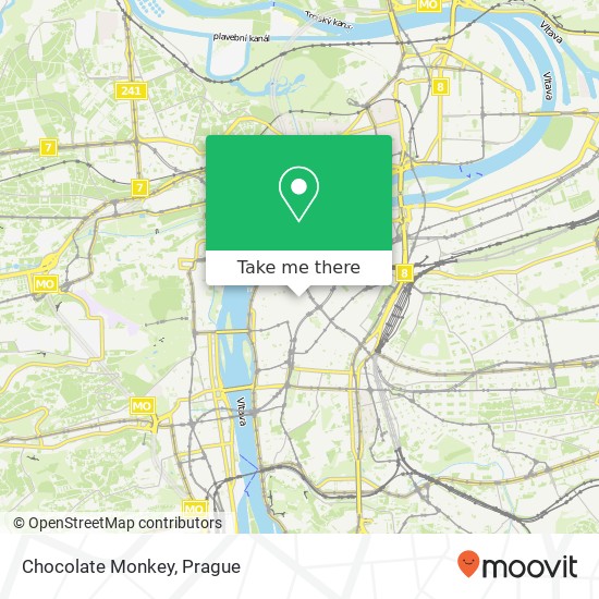 Chocolate Monkey map