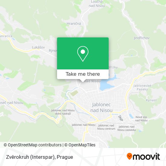 Zvěrokruh (Interspar) map