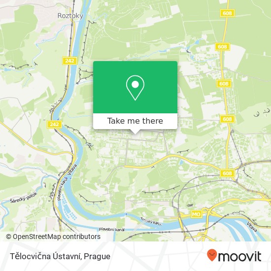 Tělocvična Ústavní map