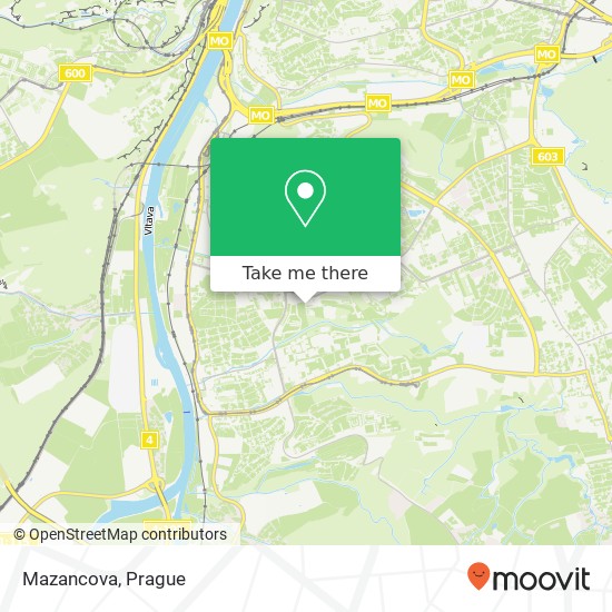 Mazancova map