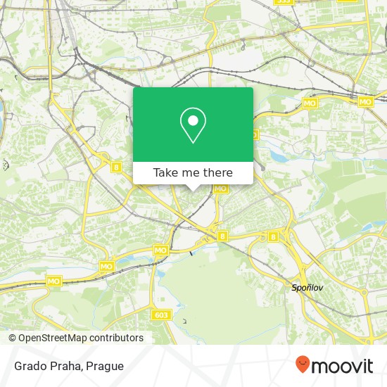 Grado Praha map