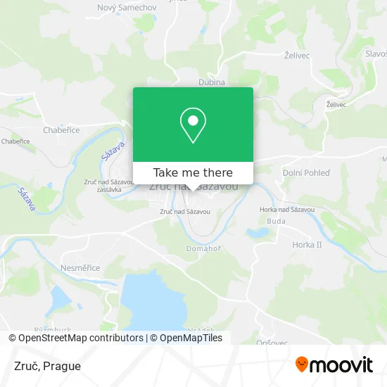 Карта Zruč