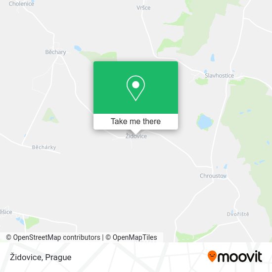 Карта Židovice