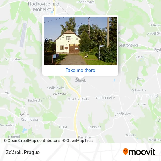 Карта Žďárek