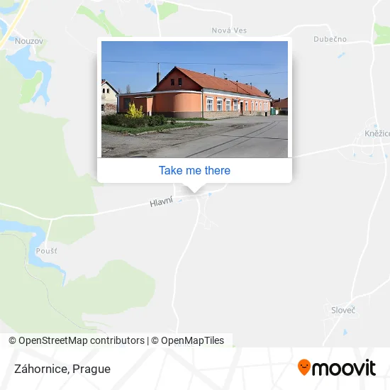 Карта Záhornice