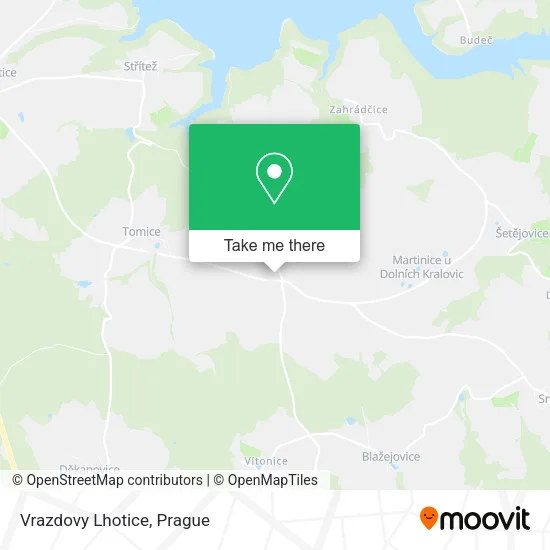 Карта Vrazdovy Lhotice