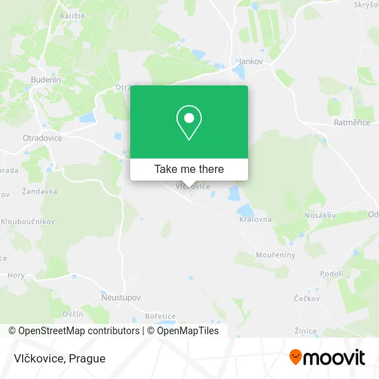 Карта Vlčkovice