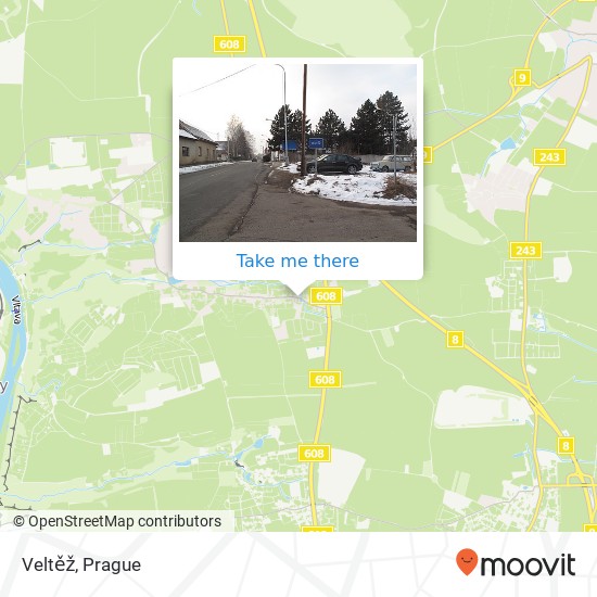 Veltěž map