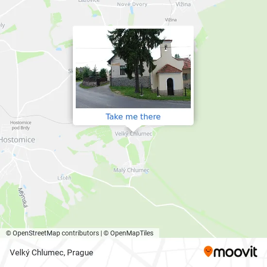 Карта Velký Chlumec