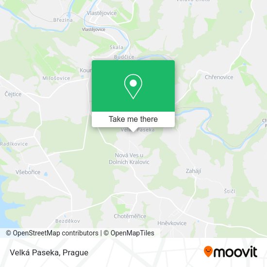 Карта Velká Paseka