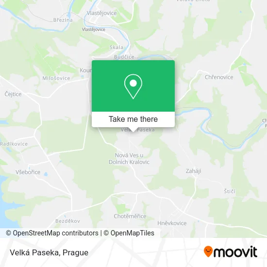 Карта Velká Paseka