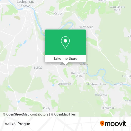Карта Veliká