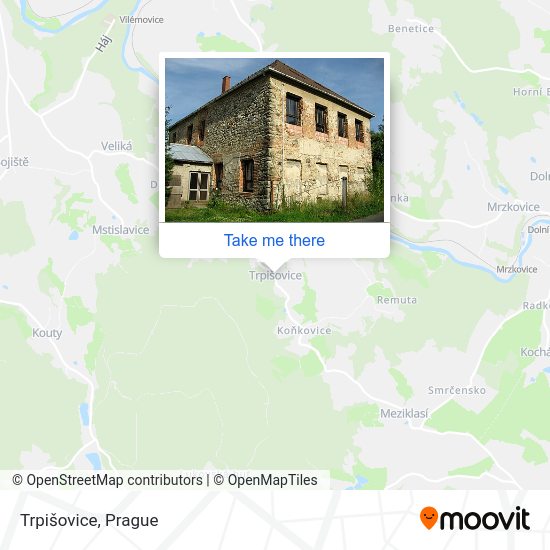 Карта Trpišovice