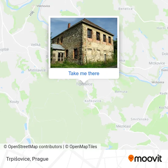 Карта Trpišovice